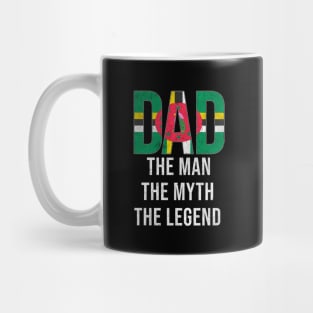 Dominican Dad The Man The Myth The Legend - Gift for Dominican Dad With Roots From Dominican Mug